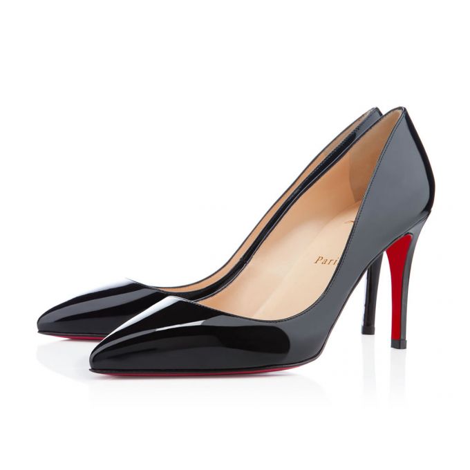 Christian Louboutin Pigalle 085 85 Lak Pumps Pumps Dame Sort | DK-47815