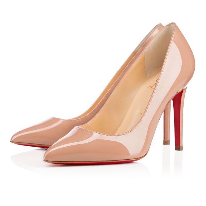 Christian Louboutin Pigalle 100 100 6248 Lak Pumps Pumps Dame Beige | DK-99837