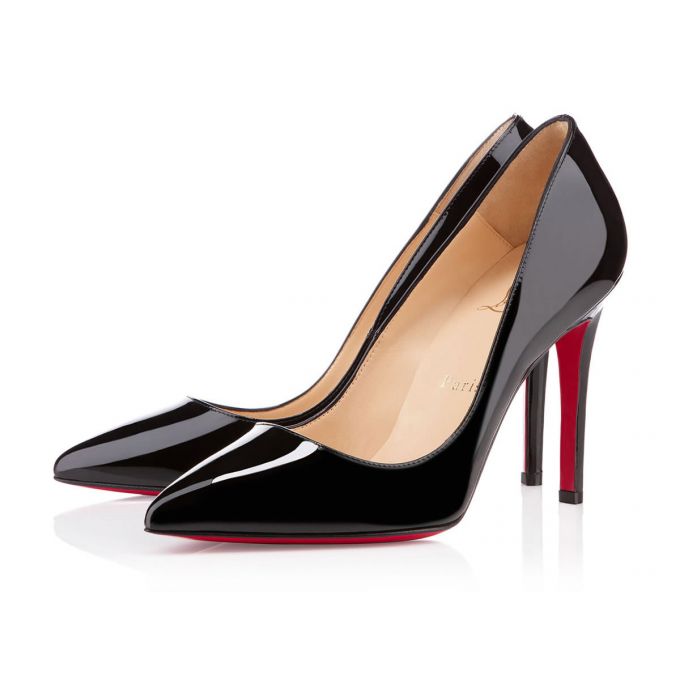 Christian Louboutin Pigalle 100 100 Lak Pumps Pumps Dame Sort | DK-85012