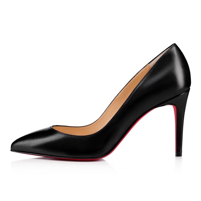 Christian Louboutin Pigalle Nappa Shiny 85 Lambskin Pumps Pumps Dame Sort | DK-72957