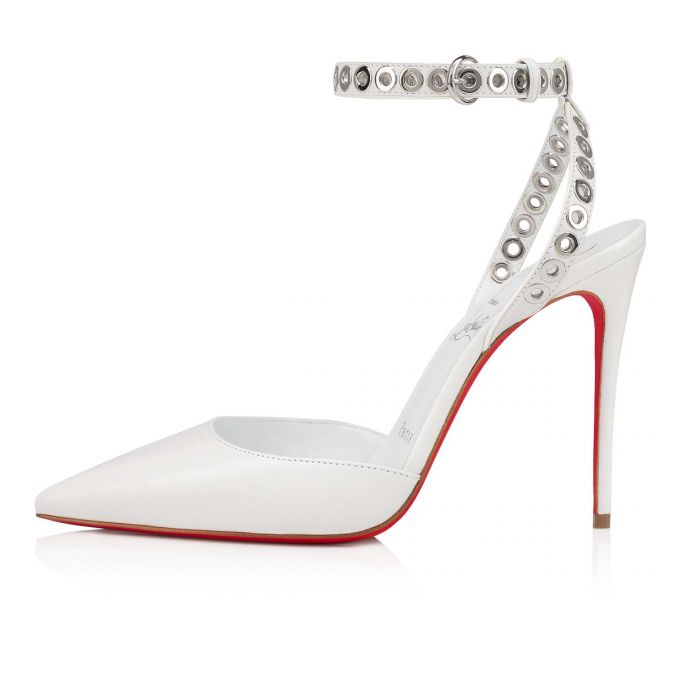 Christian Louboutin Pumpaclou 100 Pumps Pumps Dame Hvide | DK-88151