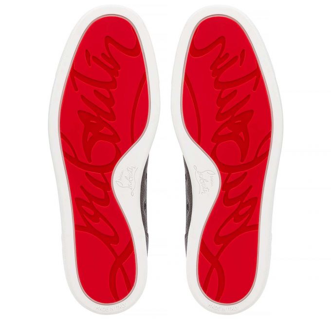 Christian Louboutin Rantulow 000 Calf Sneakers Sneakers Herre Mørkegrå | DK-40601