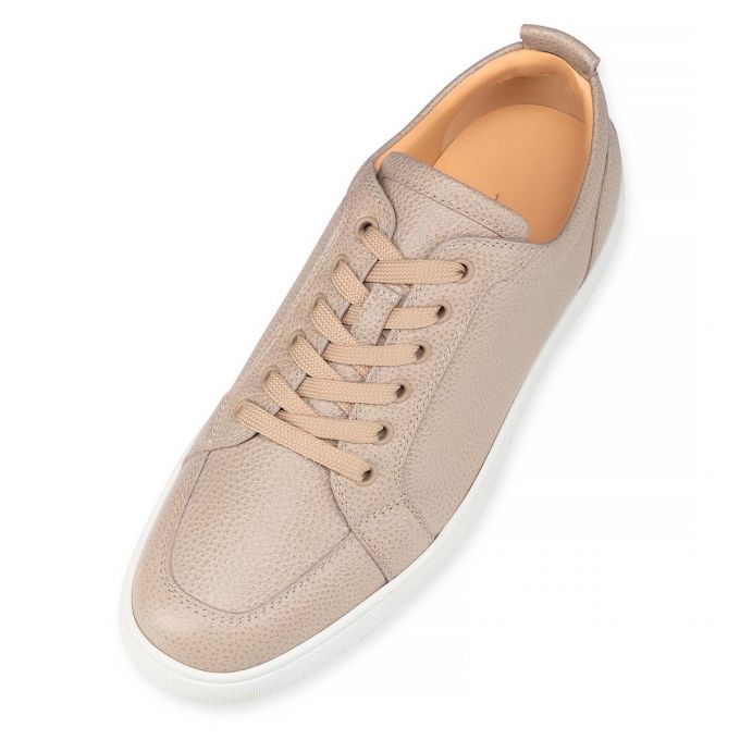 Christian Louboutin Rantulow 000 Calf Sneakers Sneakers Herre Beige | DK-81643