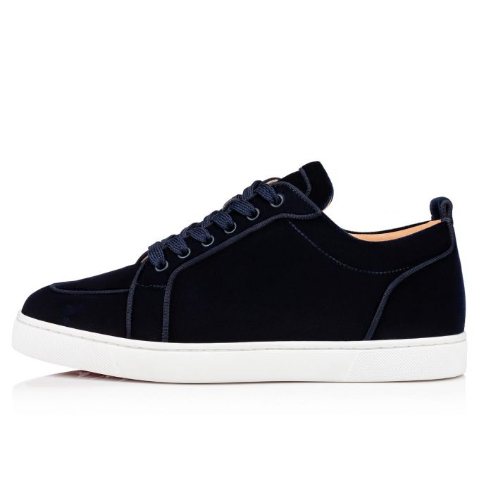 Christian Louboutin Rantulow Orlato Classic Fabric Sneakers Sneakers Herre Mørkeblå | DK-00913