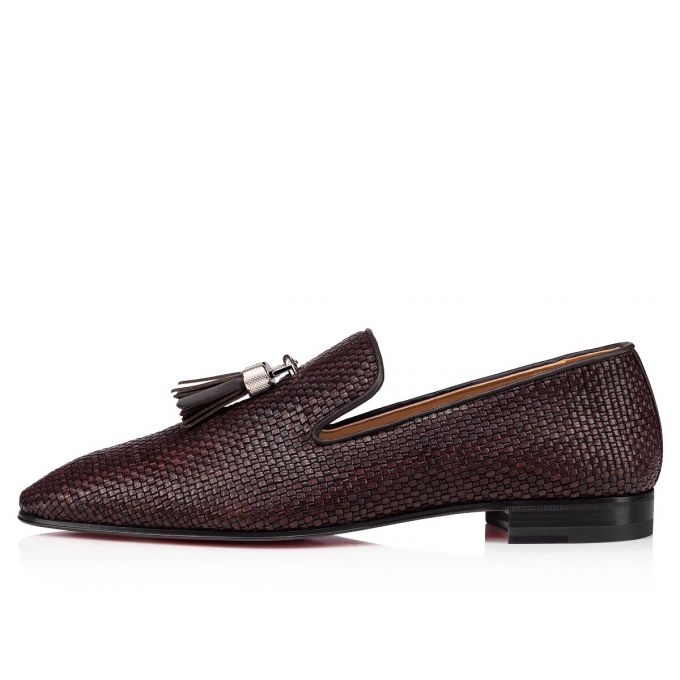 Christian Louboutin Rivalion Dark Creative Læder Loafer Loafers Herre Mørkebrune | DK-56459