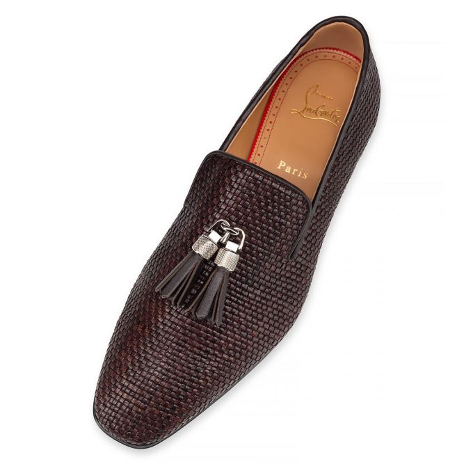 Christian Louboutin Rivalion Dark Creative Læder Loafer Loafers Herre Mørkebrune | DK-56459