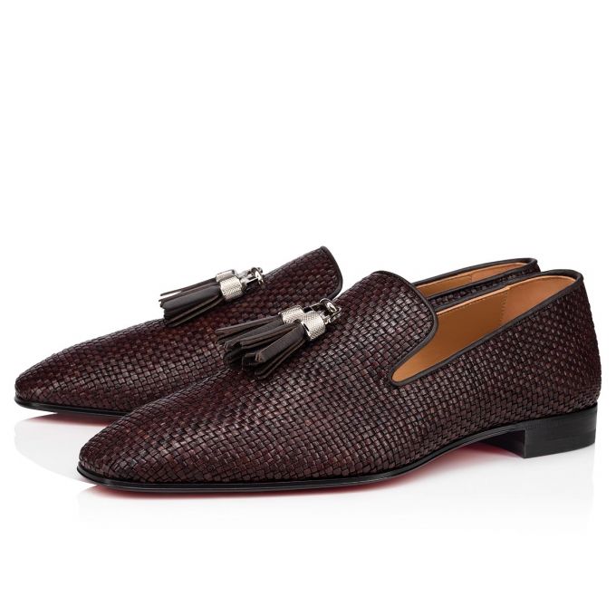 Christian Louboutin Rivalion Dark Creative Læder Loafer Loafers Herre Mørkebrune | DK-56459