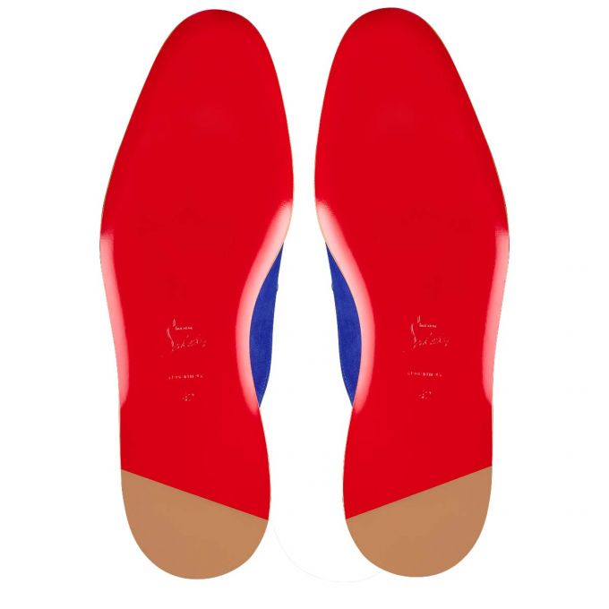 Christian Louboutin Roc X Tass Calf Espadrilles Espadrilles & Sandals Herre Blå | DK-36395