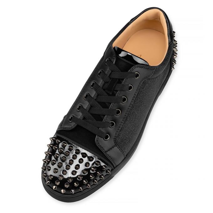 Christian Louboutin Seavaste 2 Creative Læder Sneakers Sneakers Herre Sort | DK-31697