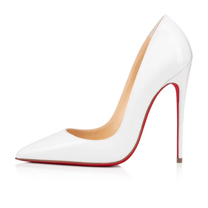 Christian Louboutin So Kate 120 120 Lak Pumps Pumps Dame Hvide | DK-24537