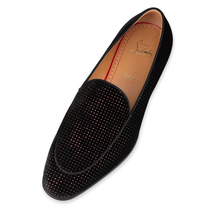 Christian Louboutin Stil On The Nile Velvet Loafer Loafers Herre Flerfarvede | DK-49652