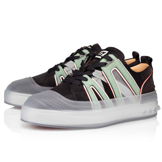 Christian Louboutin Vida Viva Ruskind Sneakers Sneakers Herre Grå | DK-05836