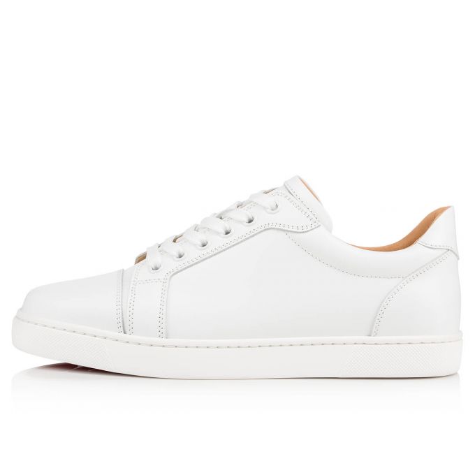 Christian Louboutin Vieira 000 Calf Sneakers Sneakers Dame Hvide | DK-55518