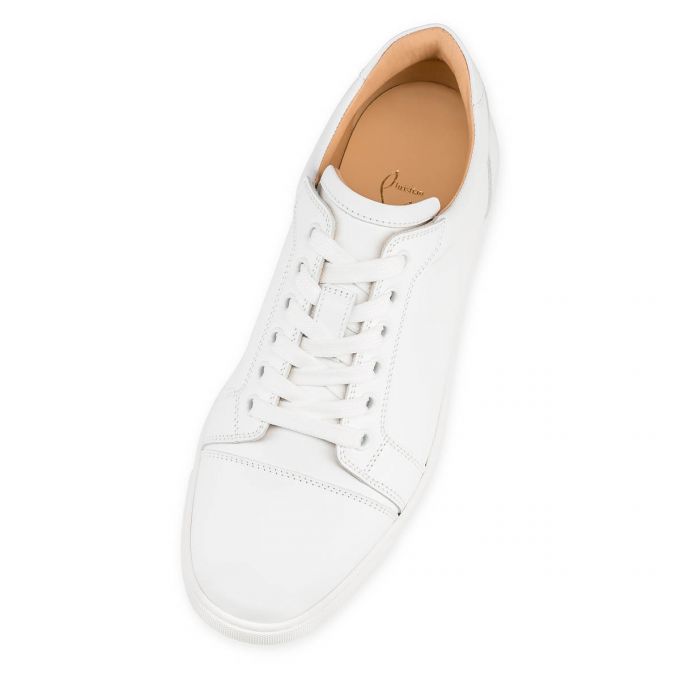 Christian Louboutin Vieira 000 Calf Sneakers Sneakers Dame Hvide | DK-55518