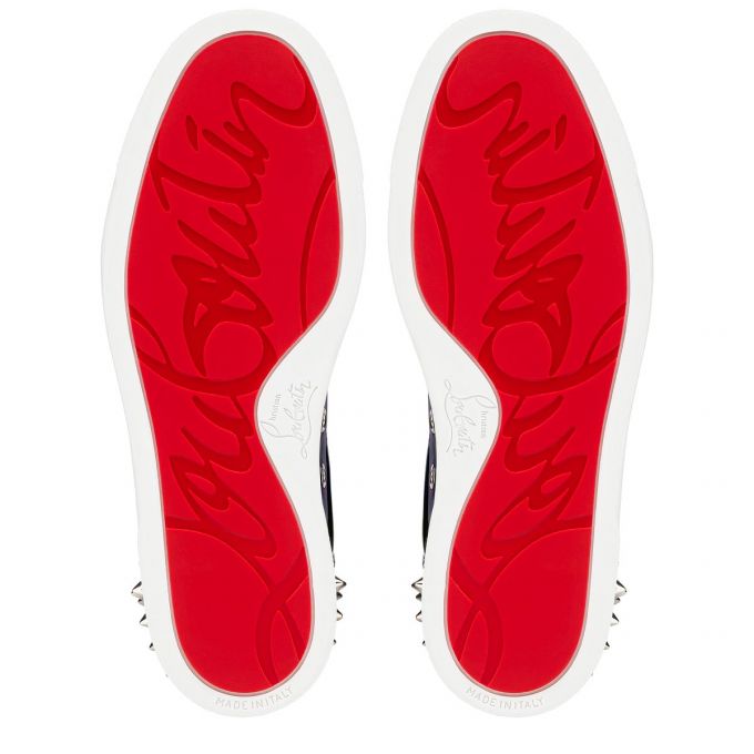 Christian Louboutin Vieira 2 Lak Sneakers Sneakers Dame Sort Grå | DK-09076