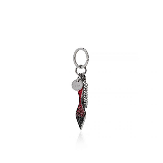 Christian Louboutin W Sole Kyrg Metallic Finish Keyrings Nøglering Dame Metal | DK-19767