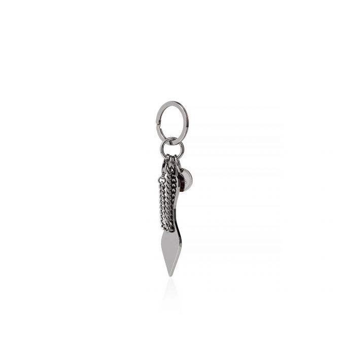 Christian Louboutin W Sole Kyrg Metallic Finish Keyrings Nøglering Dame Metal | DK-19767