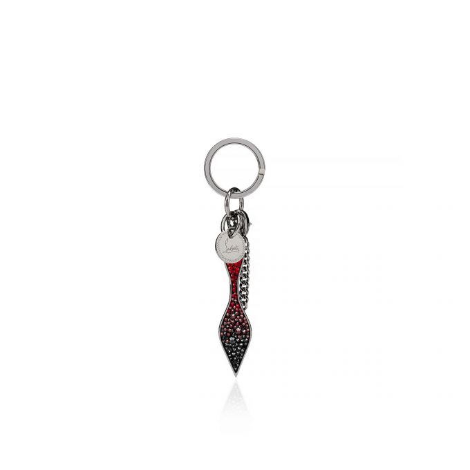 Christian Louboutin W Sole Kyrg Metallic Finish Keyrings Nøglering Dame Metal | DK-19767