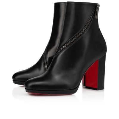 Christian Louboutin Birgitta 100 100 Calf Boots Støvler Dame Sort | DK-02031