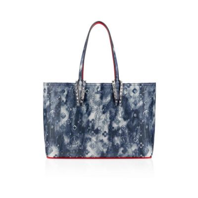 Christian Louboutin Cabata Small Creative Læder Tote Bags Muleposer Dame Flerfarvede | DK-46120