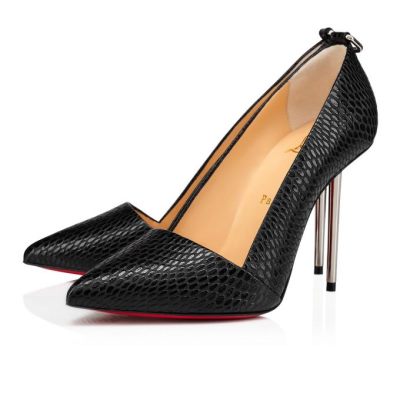 Christian Louboutin Epic Et Pointe 100 Calf Pumps Pumps Dame Sort | DK-10463