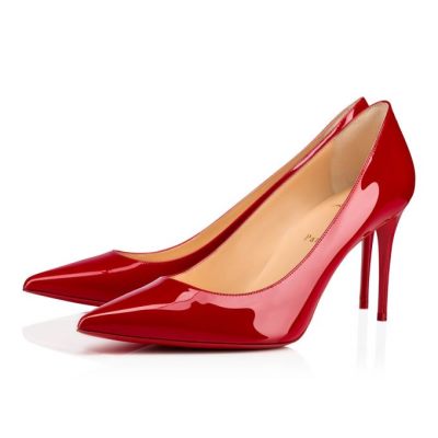 Christian Louboutin Kate 085 85 Lak Pumps Pumps Dame Rød | DK-01580