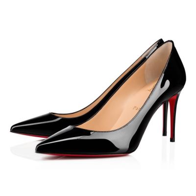 Christian Louboutin Kate 085 85 Lak Pumps Pumps Dame Sort | DK-94098