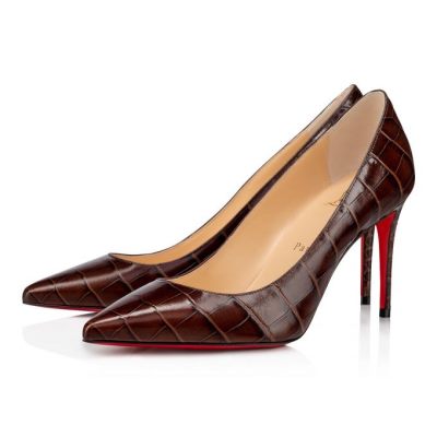 Christian Louboutin Kate 85 Calf Pumps Pumps Dame Brune | DK-86622