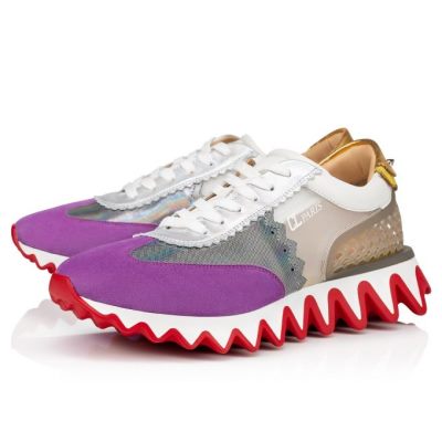 Christian Louboutin Loubishark Flade Vv/Clf Lame/Cl Version Pvc Sneakers Sneakers Herre Flerfarvede | DK-13249