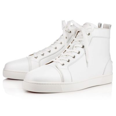 Christian Louboutin Louis 000 Calf Sneakers Sneakers Herre Hvide | DK-94973