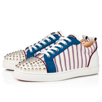 Christian Louboutin Louis Junior Spikes Orlato Calf Sneakers Sneakers Herre Flerfarvede | DK-73173