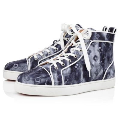 Christian Louboutin Louis Orlato Bomulds Sneakers Sneakers Herre Flerfarvede | DK-32920