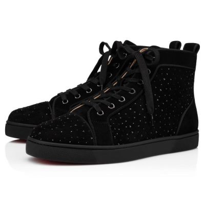 Christian Louboutin Louis Orlato Creative Læder Sneakers Sneakers Herre Sort | DK-62262