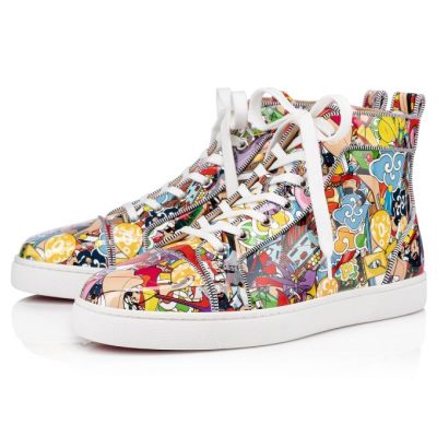 Christian Louboutin Louis Orlato Flade Pat Super Lo Creative Læder Sneakers Sneakers Herre Flerfarvede | DK-34701