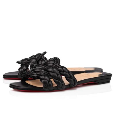 Christian Louboutin Marmela Nappa Mules Mules Dame Sort | DK-64978