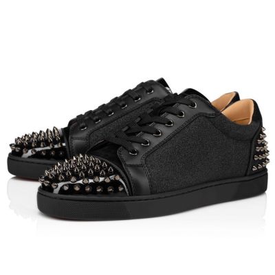 Christian Louboutin Seavaste 2 Creative Læder Sneakers Sneakers Herre Sort | DK-31697