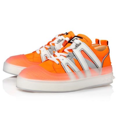 Christian Louboutin Vida Viva Calf Sneakers Sneakers Herre Orange | DK-84491