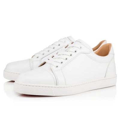 Christian Louboutin Vieira 000 Calf Sneakers Sneakers Dame Hvide | DK-55518